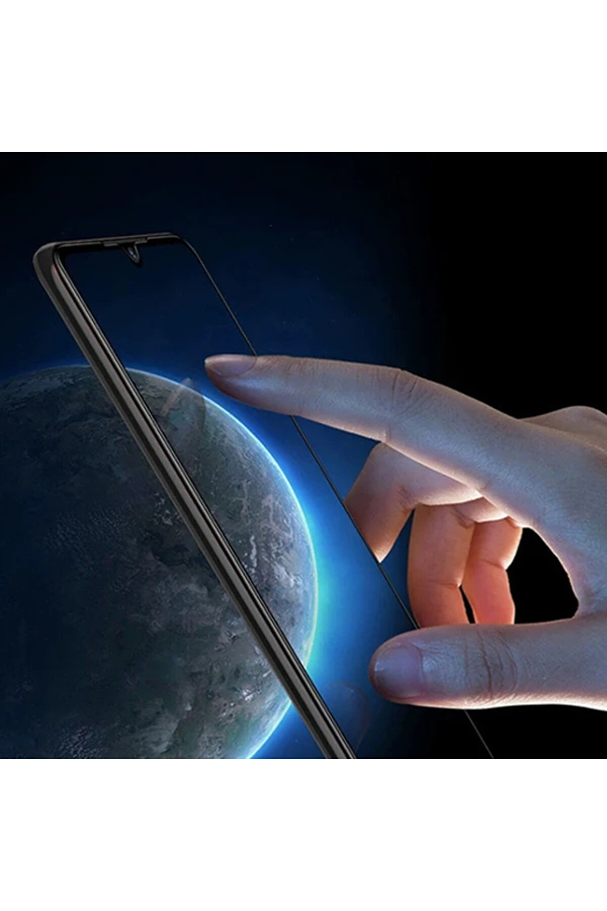 Ally Huawei̇ P20 Li̇te 9D Full Glue Tempered Cam Ekran Koruyucu-(5775) - Aa3886-7971