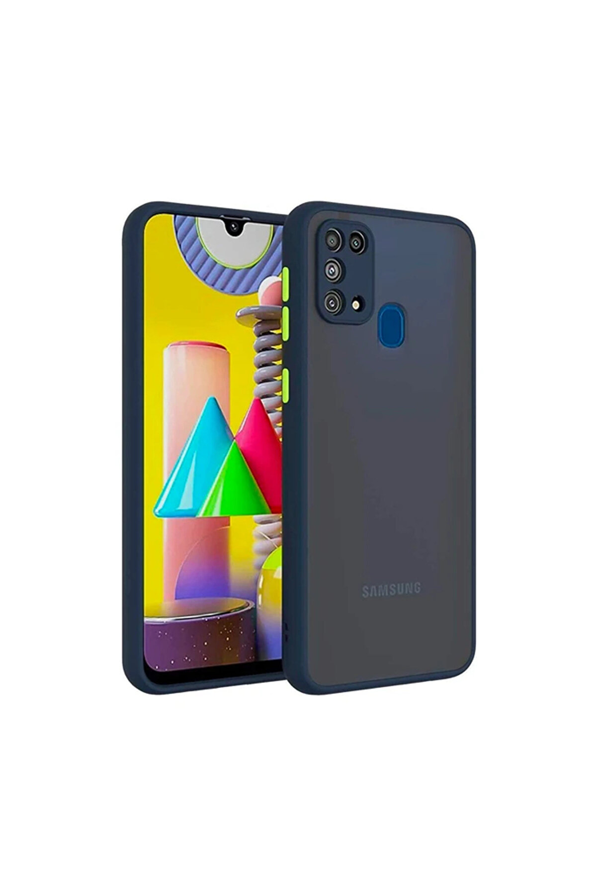 Sm Galaxy A21S (Sm-A217) Kamera Korumalı Premi̇um Si̇li̇kon Kılıf-(5775) - Gms6481-6506
