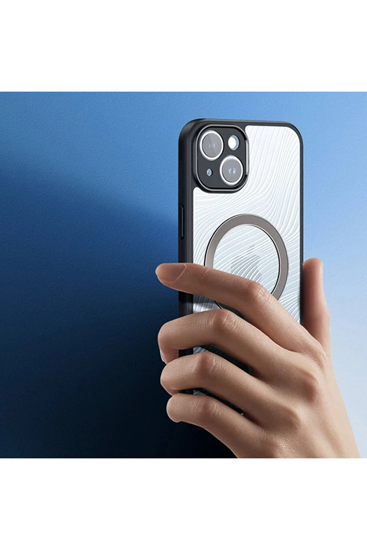 Dux Duci̇s İphone 14 Plus Ai̇mo Seri̇es Magsafe Premi̇um Buzlu Sert Pc-Tpu Kılıf-(5775 - Gms6172-2439