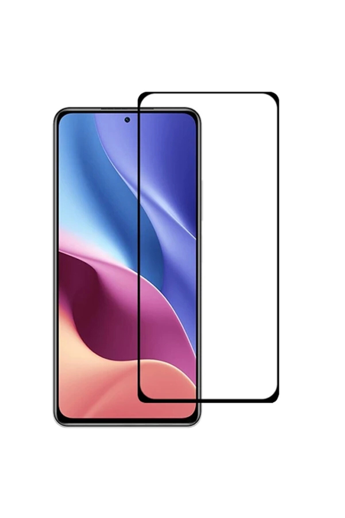 gizmurstore Xiaomi Redmi K40/K40 Pro Full Glue Tam Kaplama Ekran Koruyucu-(5775) - GMS3846-7536