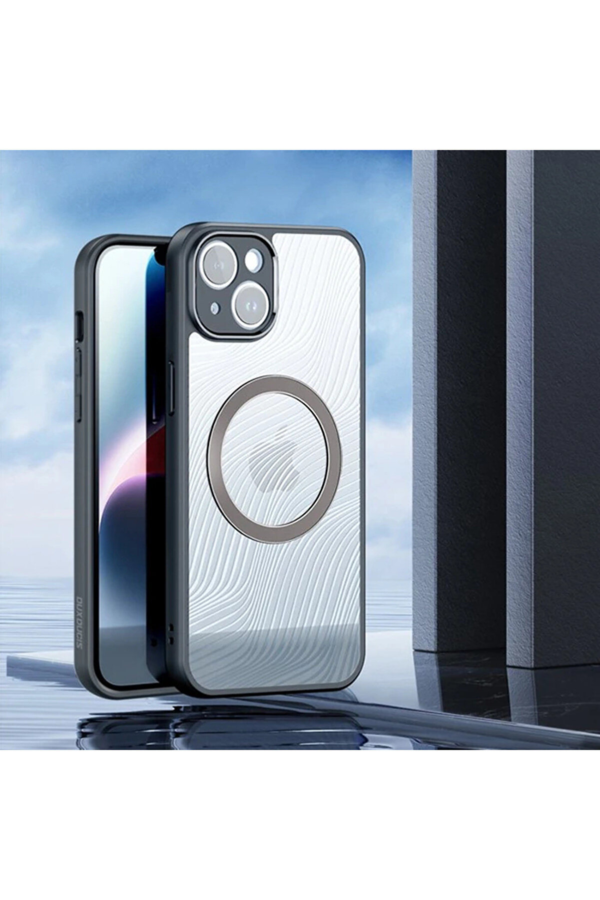 Dux Duci̇s İphone 13 Ai̇mo Seri̇es Magsafe Premi̇um Buzlu Sert Pc-Tpu Kılıf-(5775) - Gms7176-4876