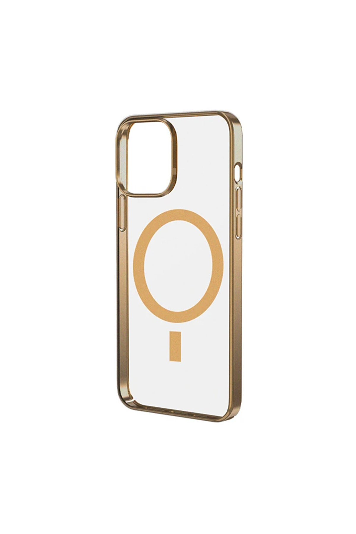 Ally İphone 13 Pro Max 6.7İnç Magsafe Uyumlu Renkli̇ Kenar Si̇li̇kon Kılıf-(1903 - Dropx9696-8619