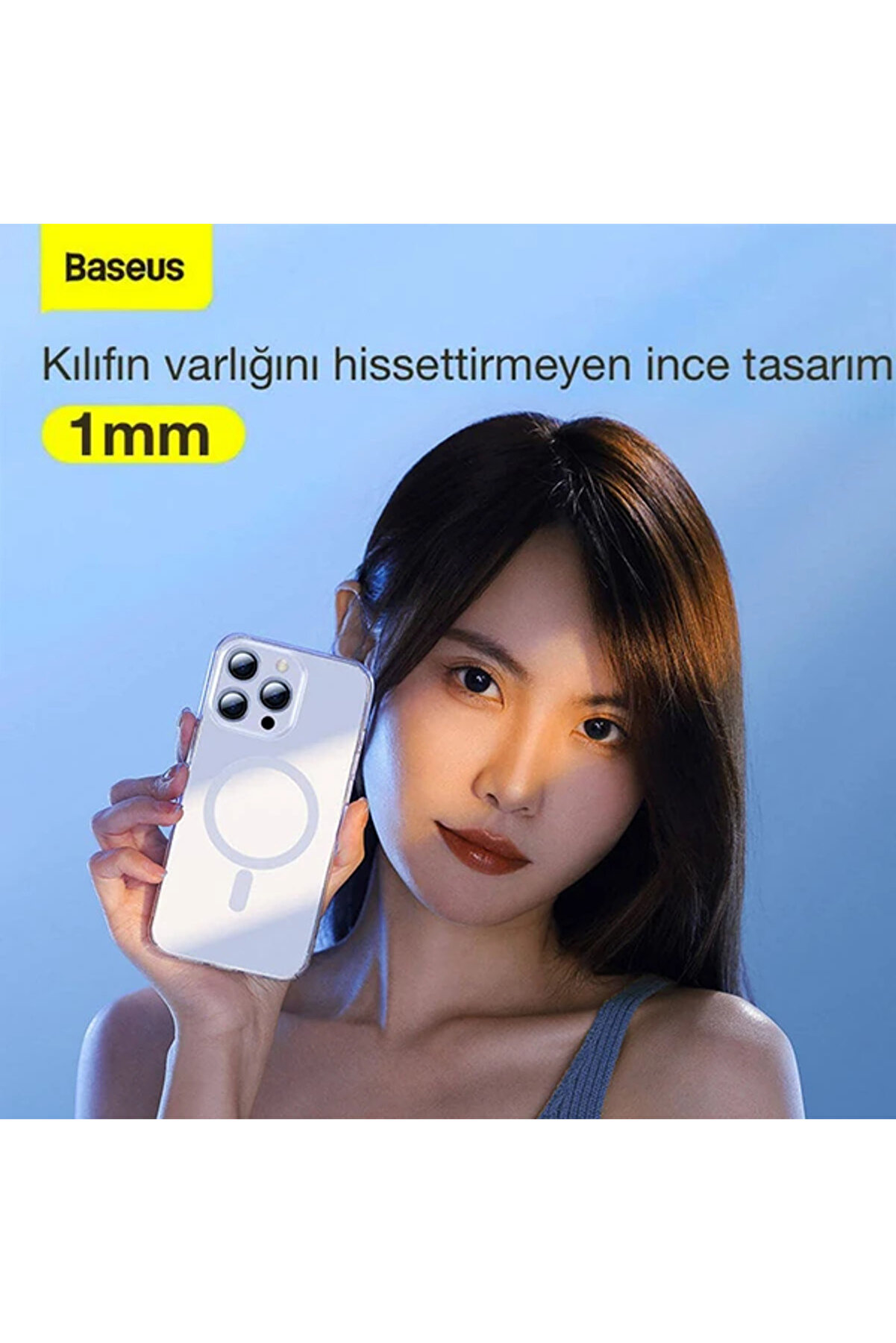 Crystal İphone 12 Pro Max Kılıf Magsafe Uyumlu Manyeti̇k Kılıf-(5775) - Gms9617-2712