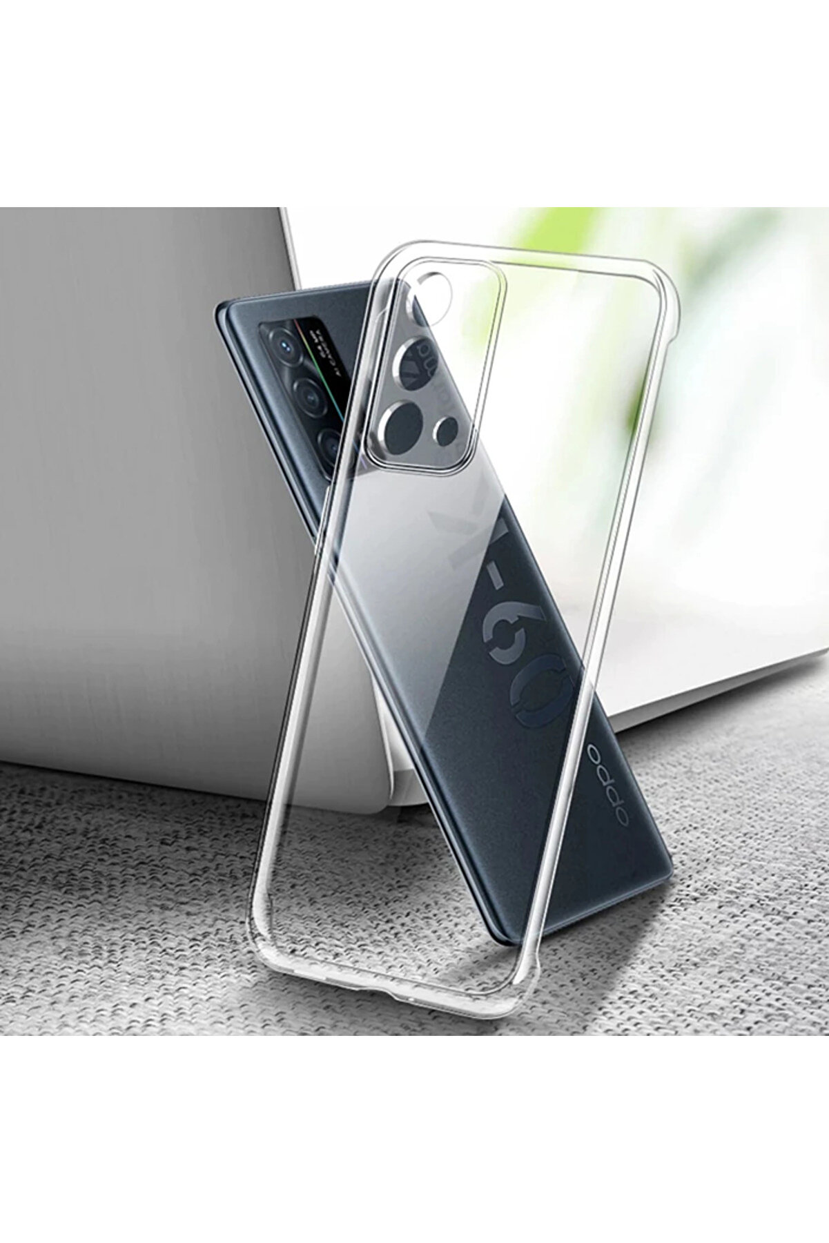 Ally Oppo K9 5G Kılıf Kamera Korumalı Ultra İnce Şeffaf Si̇li̇kon Kılıf-(5775) - Gms6117-1472