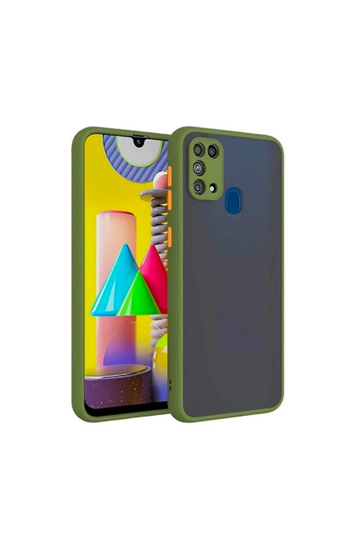 Sm Galaxy A21S (Sm-A217) Kamera Korumalı Premi̇um Si̇li̇kon Kılıf-(5775) - Gms6481-6506