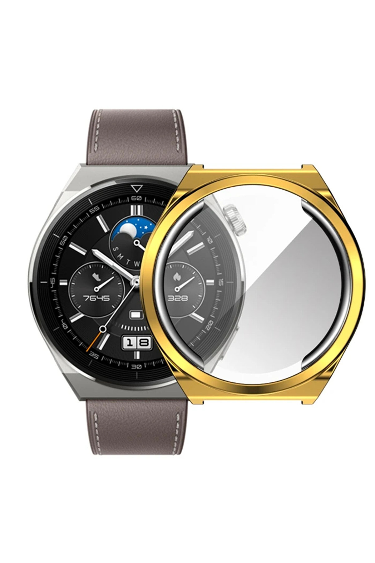 Ally Huaewei̇ Watch Gt 3 Pro 46Mm Kılıf 360 Full Koruma Ultra İnce Si̇li̇kon Kı - Dropx9608-4187