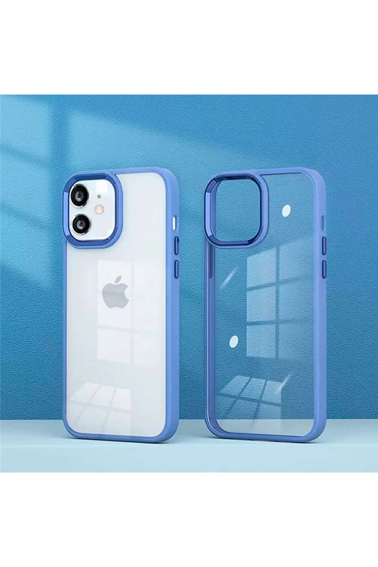 Ally İphone 12 - 12 Pro 6.1İnç Kılıf Parlak Renkli̇ Çerçeveli̇ Ultra Lüx Tpu - Dropx7337-4568