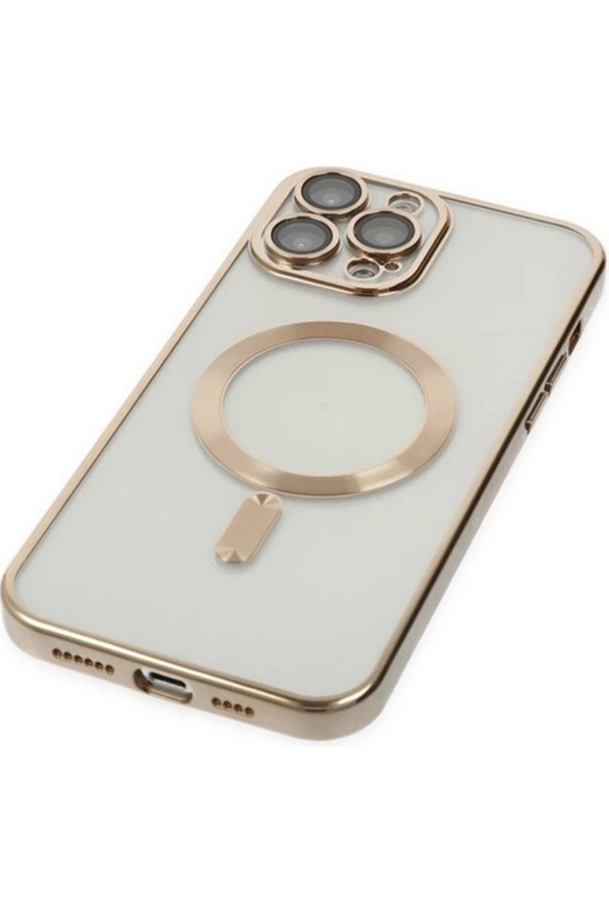 Ally İphone 14 Pro 6.1İnç Renkli̇ Kenar Lazer Çerçeveli̇ Magsafe Uyumlu Si̇li̇kon - Dropx6679-7174