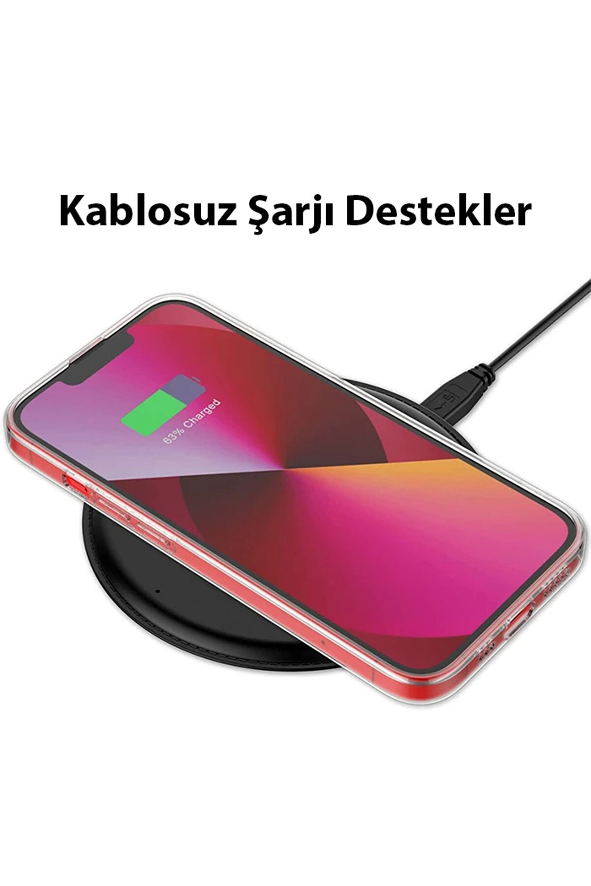 Ally İphone 14 6.1İnç Crystal Clear Kamera Korumalı Sert Pc Kılıf-(1903) - Dropx6129-5407