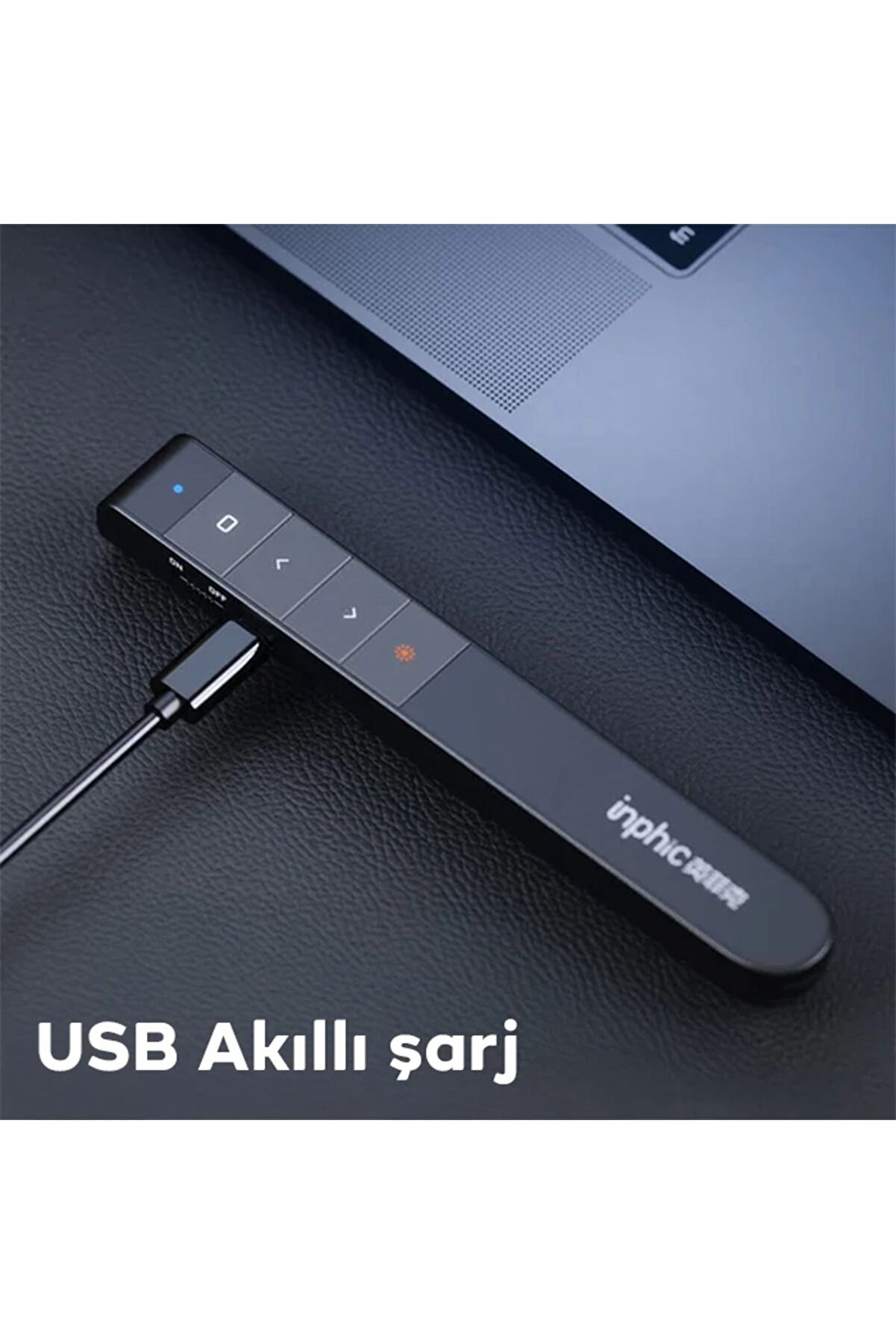 İnphi̇c Pl1 Projeksi̇yon Multi̇medya Sunum Şarjlı Kırmızı Lazerli̇ Uzaktan Kumand - Dgl1978-1047