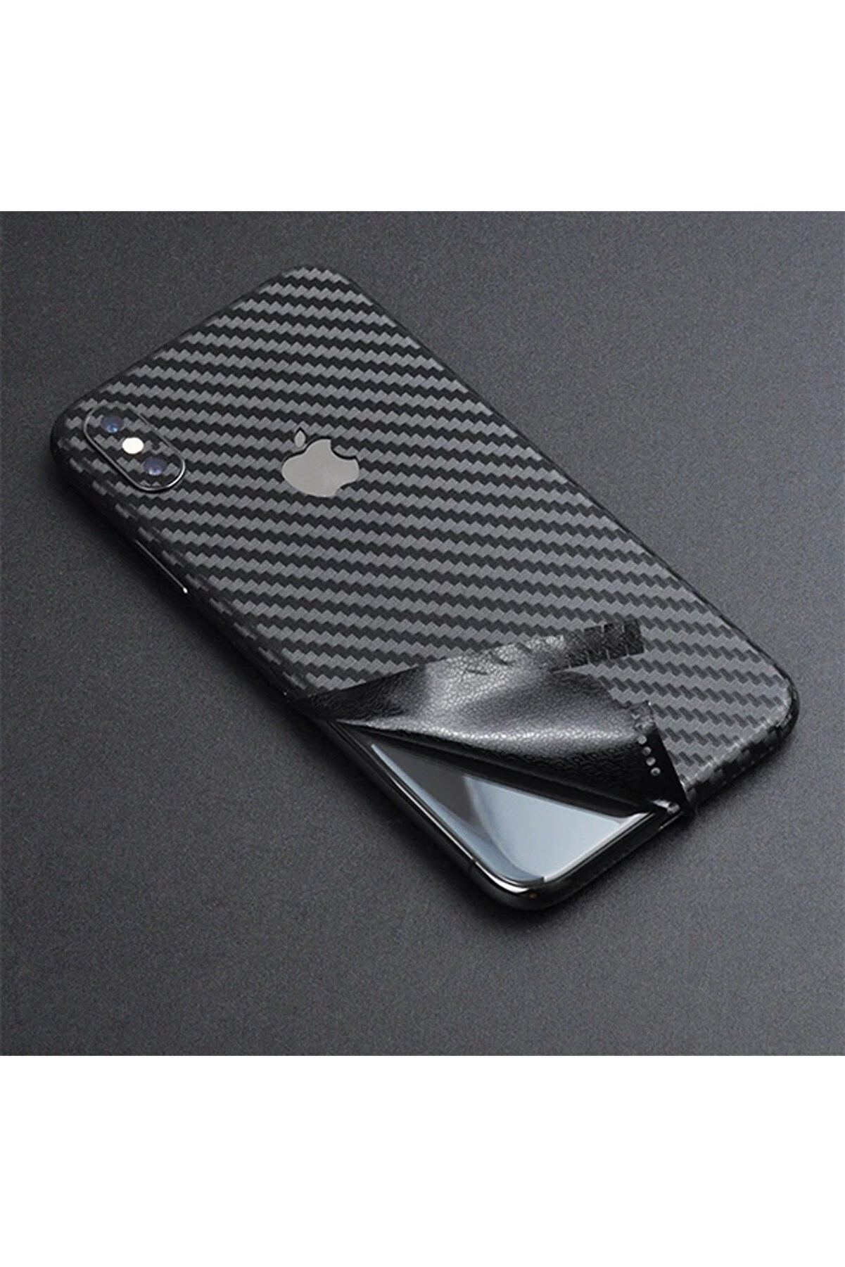 İphone Xr 6.1 Karbon Fi̇ber Kaplama Sti̇cker-(5775) - Gms3338-5649