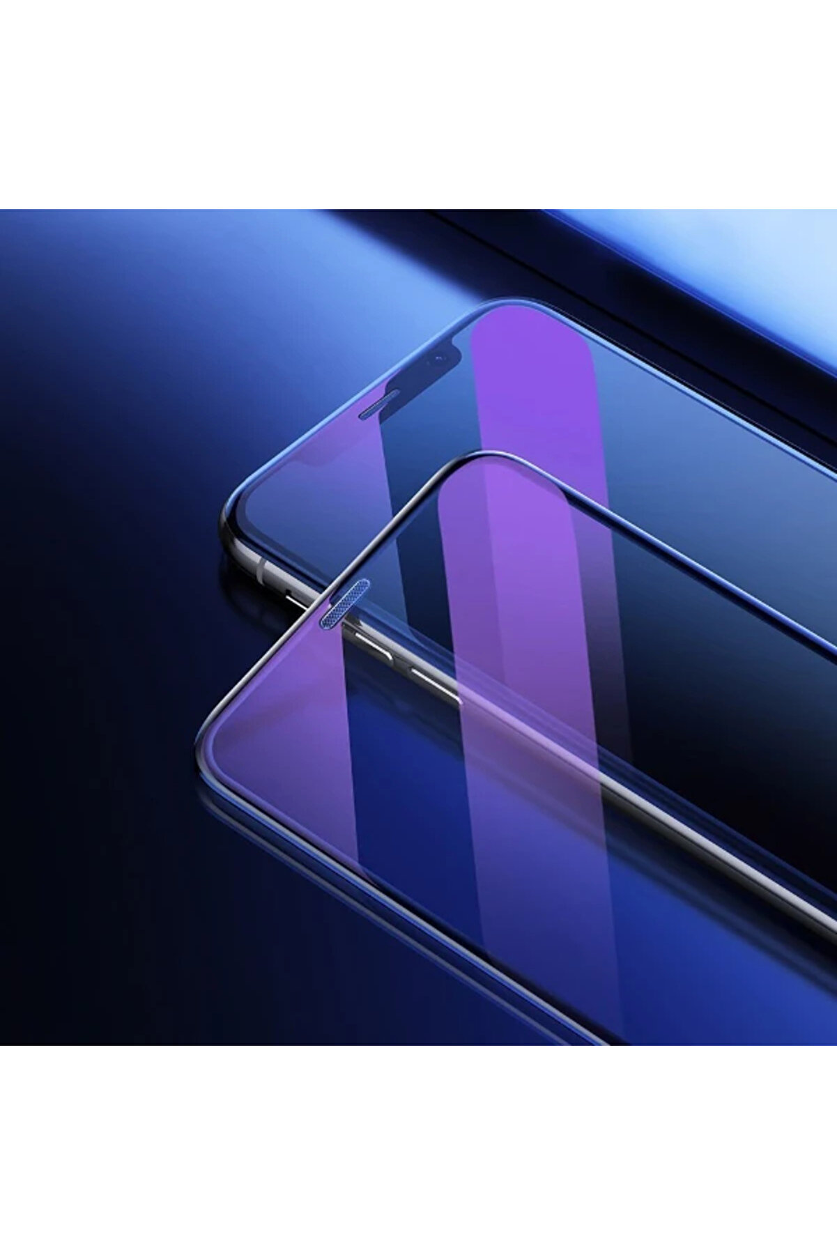 İphone Xs-X 5.5 Ekran Koruyucu Full Anti̇ Blue Li̇ght Tempered Cam Ekran Koruyucu 2 A - Najmaddi̇n387
