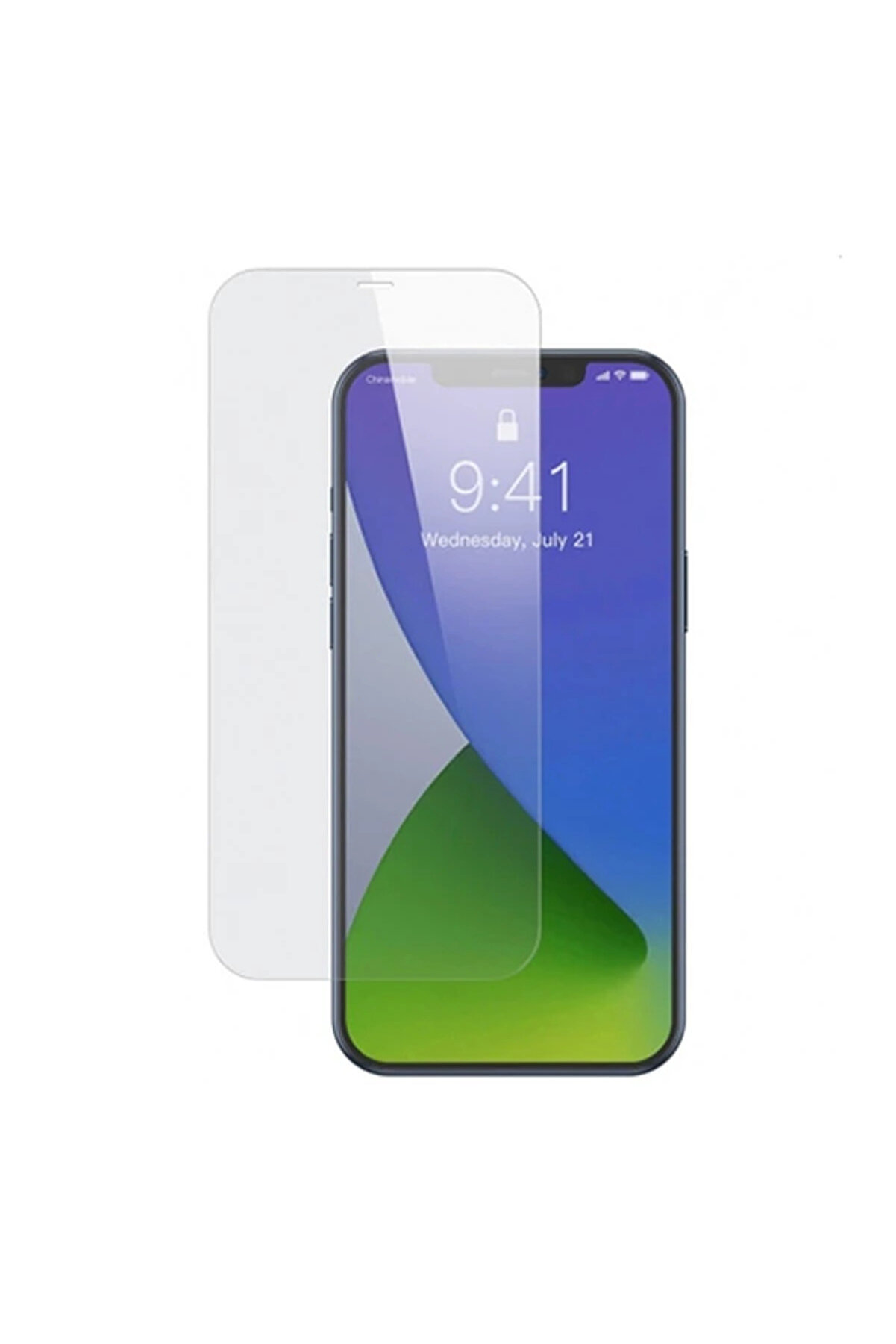 CepteToptan iPhone 12/ 12 Pro 6.1 0.15mm Full Tempered Cam Ekran Koruyucu 2Set-(1903) - DROPX3849-8672