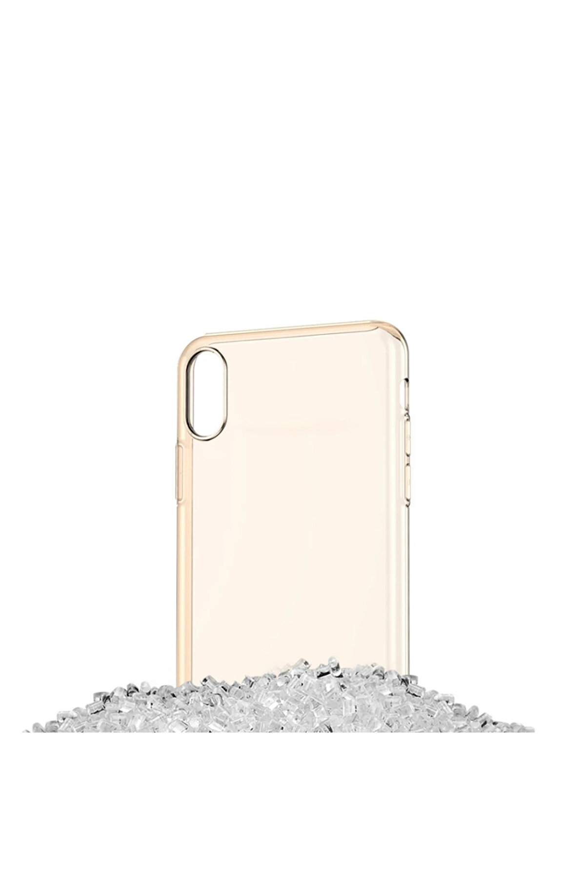 İphone Xr.6.1 Si̇mple Şeffaf Gel Darbe Emi̇ci̇ Si̇li̇kon Kılıf-(5775) - Gms5824-4451