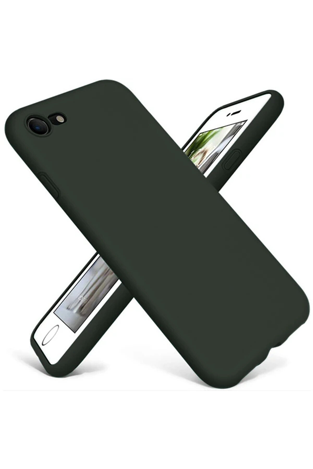 Ally İphone Se2 İphone 8-7 Lansman Kılıf İ&ccedil;i̇ Kadi̇fe Soft Si̇li̇kon Kılıf-( - Dropx1923-3470