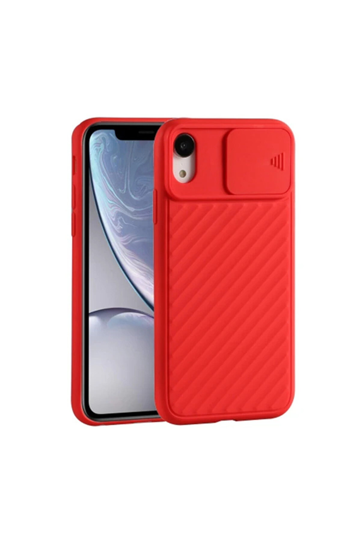 gizmurstore Ally İPhone Xr 6.1 İnch Kılıf Kamera Kapatan koruyucu Sürgülü Kılıf-(5775) - GMS3803-9757