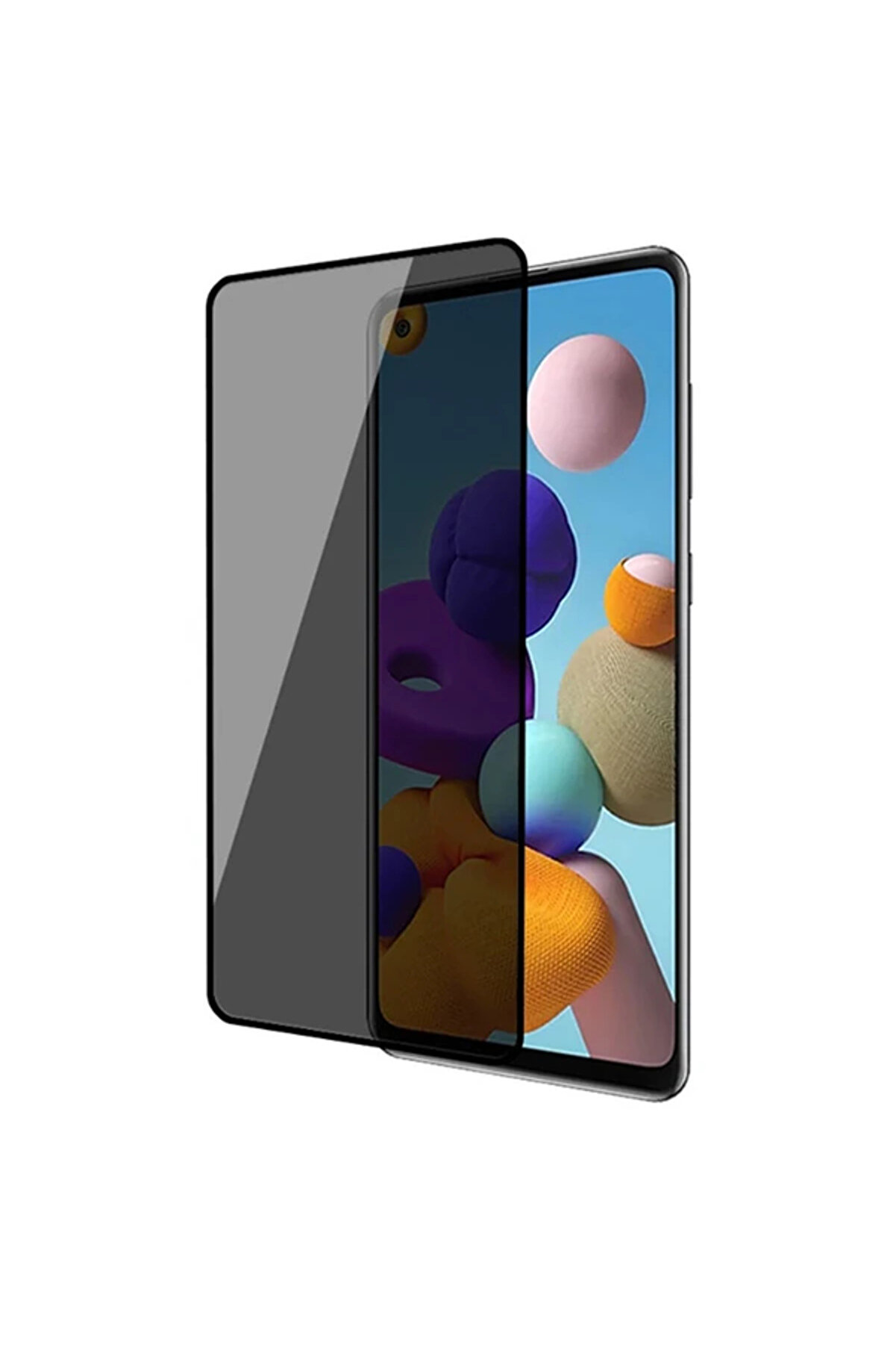 CepteToptan Xiaomi Mi 10T-10T Pro 3D Full Privacy Gizlilik Tempered Cam Ekran Koruyucu-(1903 - DROPX2373-3994