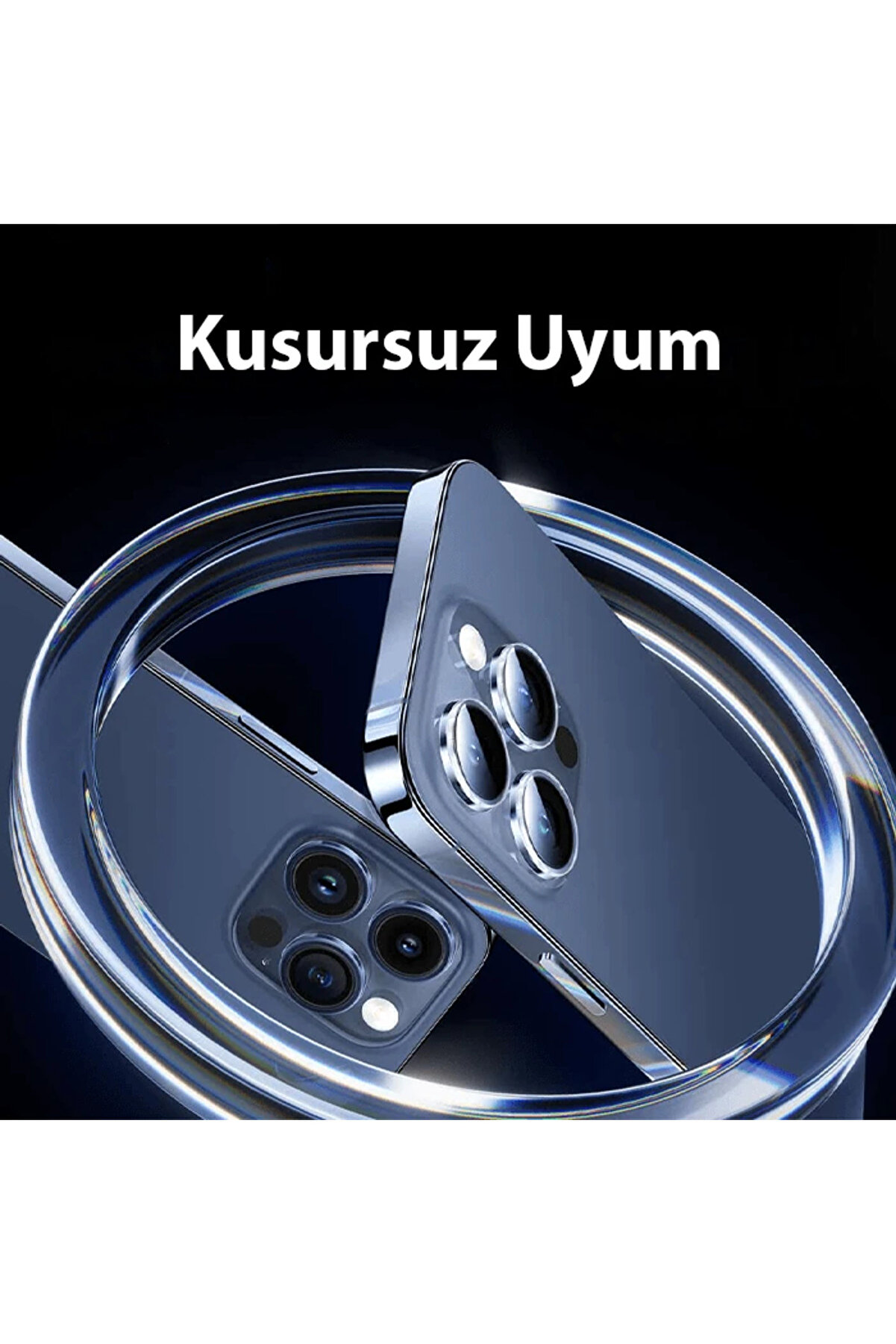 İphone 15/15 Plus İçi̇n Corni̇ng Seri̇si̇ Hd Cam Kamera Koruyucu-(1903) - Dropx7604-9182