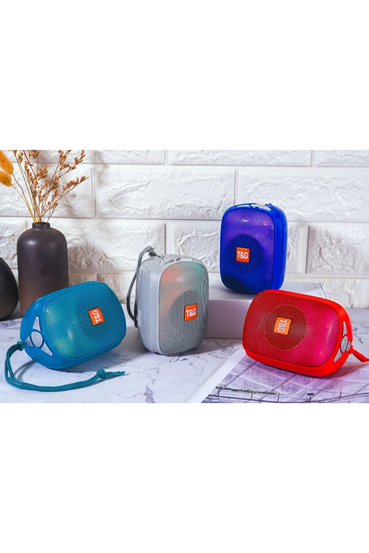 T&G Tg609 Kablosuz Wi̇reless Bluetooth 5.0 Speaker Hoparlör-(1903) - Dropx4254-7586