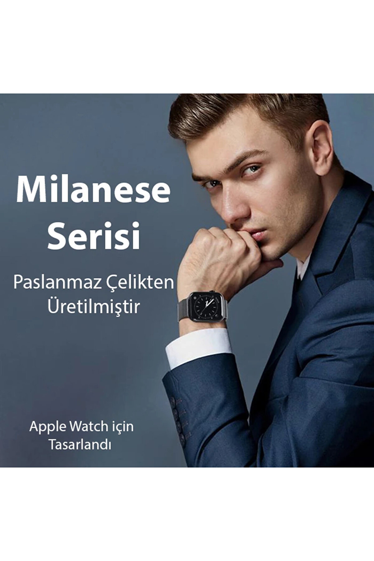 Dux Duci̇s Apple Watch 38/40/41Mm İçi̇n Mi̇lanese Premi̇um Mi̇lano Loop Kayış Kord - Dropx2138-2865