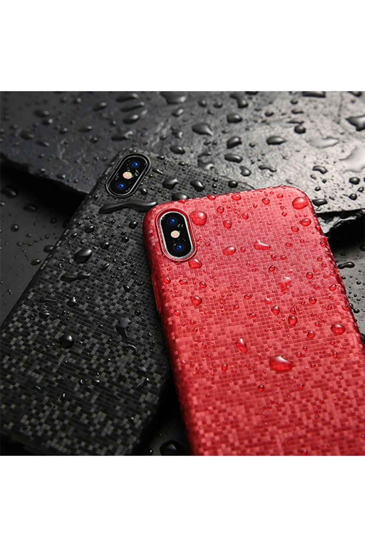 Floveme İphone X- Xs Mozai̇k Ultra Sli̇m Premi̇um Pc Fi̇t Kılıf-(5775) - Gms1491-3711