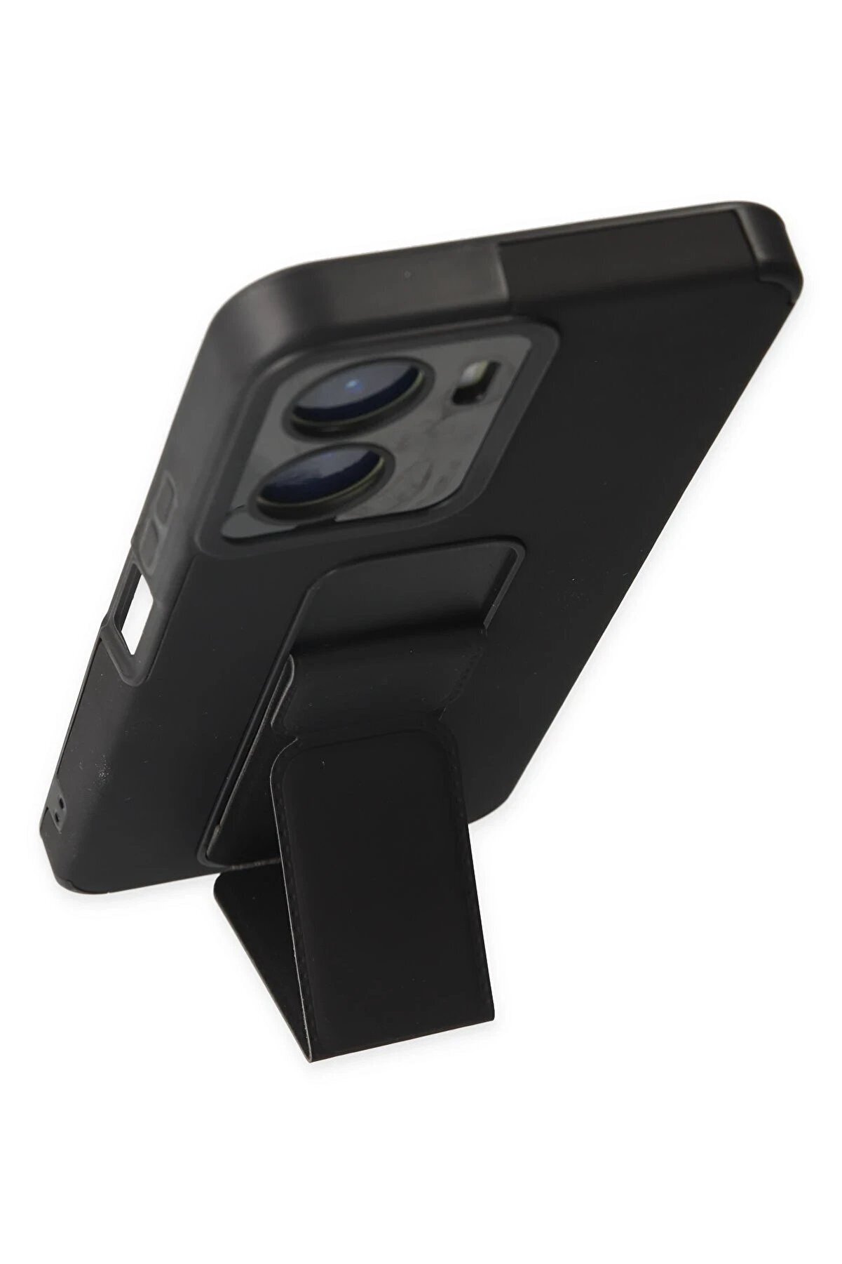 Vi̇vo Y16 Kılıf Mega Standlı Si̇li̇kon - Si̇yah - Dropx9610-8861