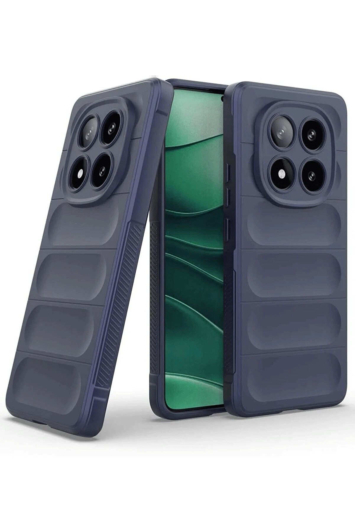 Xi̇aomi̇ Redmi̇ Note 14 Pro 4G Kılıf Opti̇mum Si̇li̇kon - Laci̇vert - Dropx1554-8628