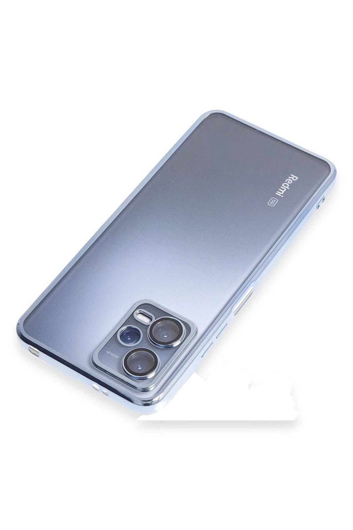 Xi̇aomi̇ Redmi̇ Note 12 5G Kılıf Lensli̇ Si̇li̇kon - Açık Mavi̇ - Dropx1081-1352