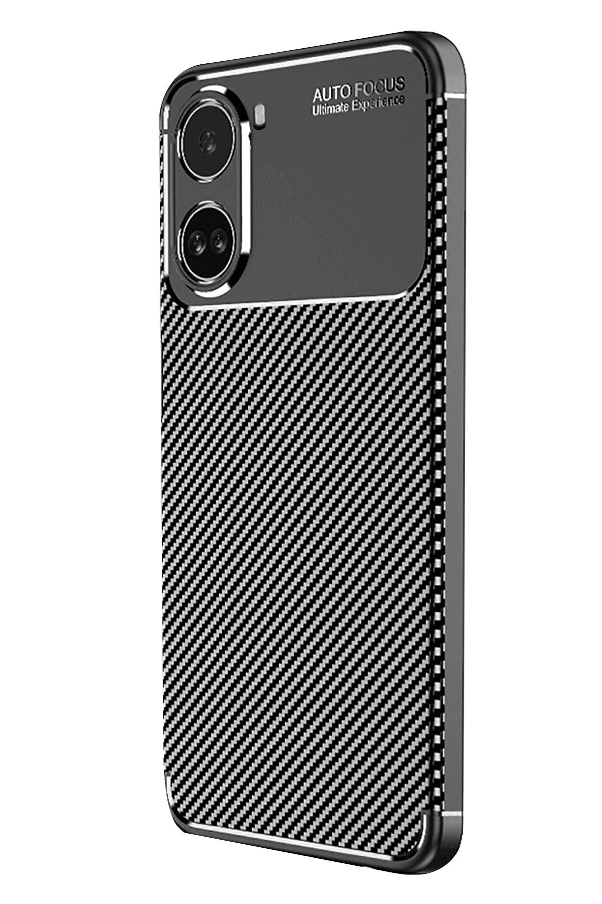 Xi̇aomi̇ Poco X7 Pro Kılıf Auto Focus Karbon Kapak - Si̇yah - Dropx7073-7522