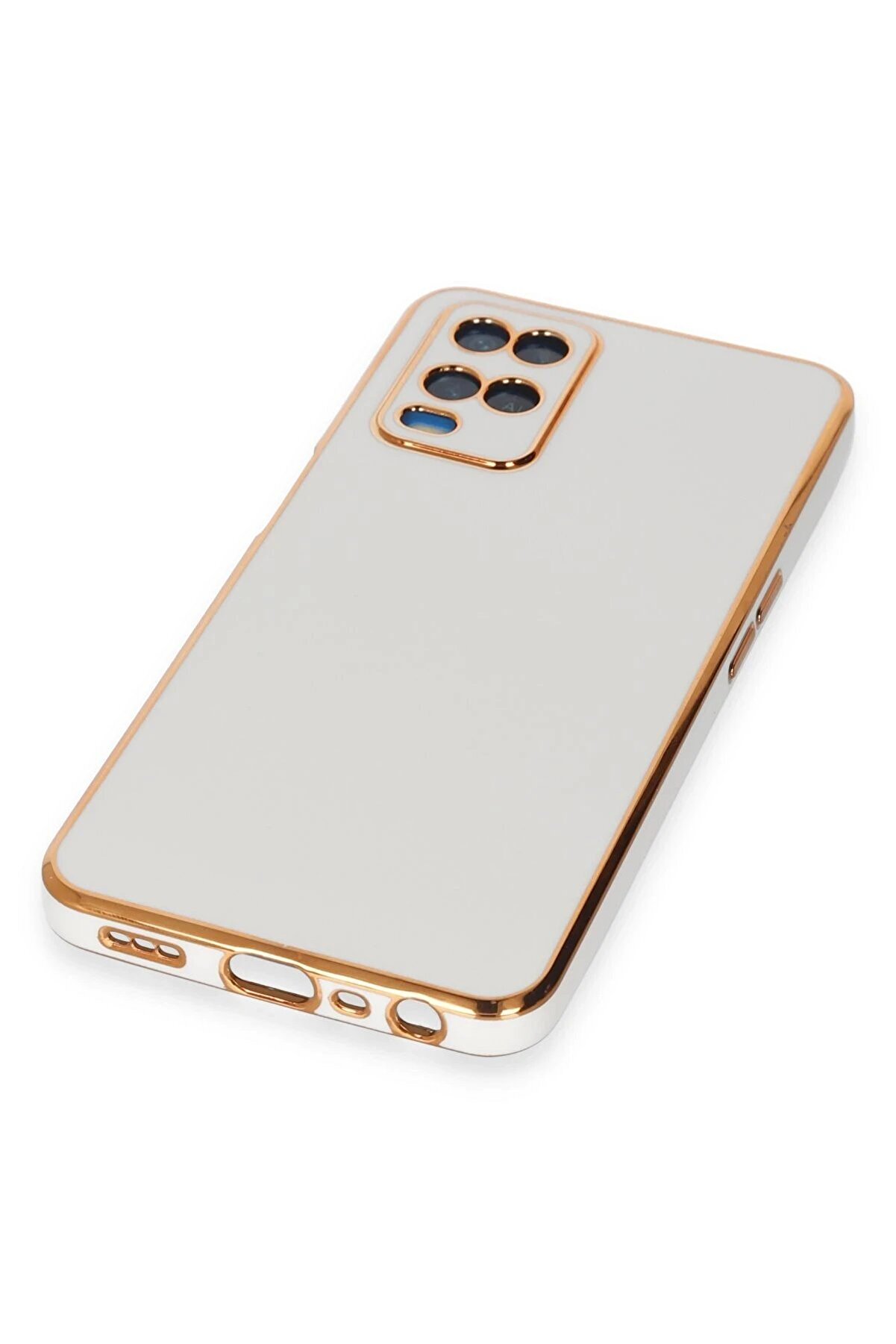 Oppo A54 4G Kılıf Volet Si̇li̇kon - Beyaz - Dropx2702-1414