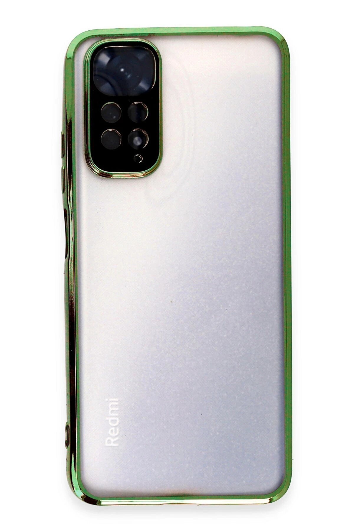 Xi̇aomi̇ Redmi̇ Note 11 Kılıf Lensli̇ Si̇li̇kon - Yeşi̇l - Dropx2049-3197