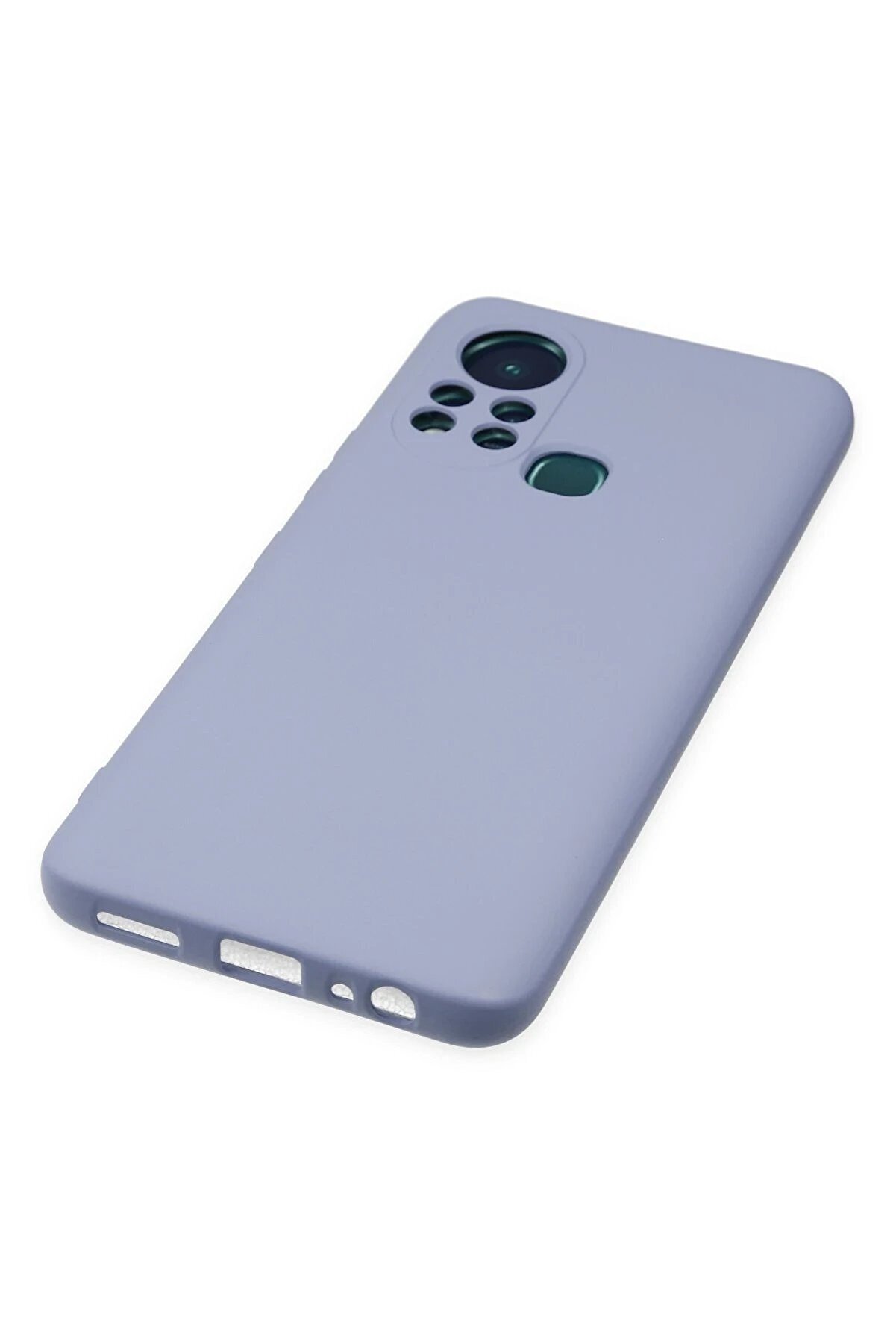 İnfi̇ni̇x Hot 11S Kılıf Nano İçi̇ Kadi̇fe Si̇li̇kon - Li̇la - Dropx9774-4361