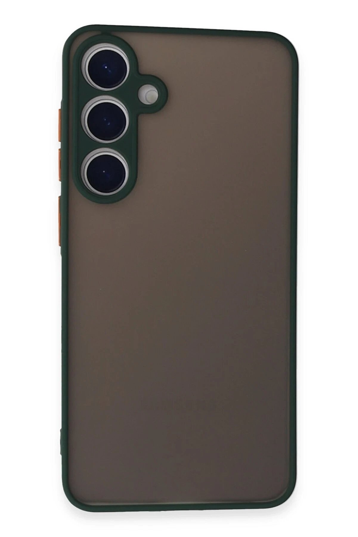 Toptan Bulurum Samsung Galaxy S24 Kılıf Montreal Silikon Kapak - Yeşil