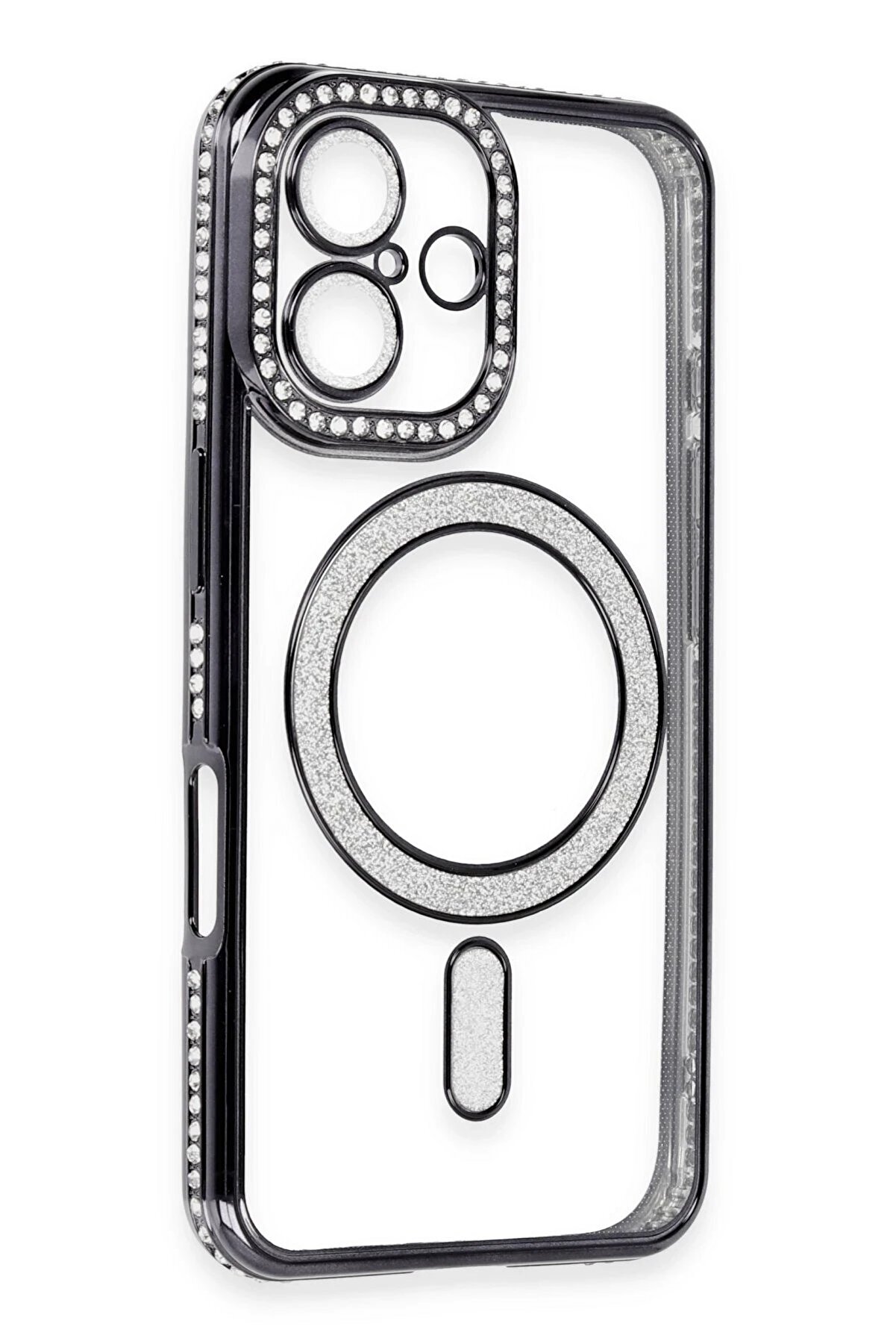 İphone 16 Kılıf Joke Si̇mli̇ Magneti̇csafe Kılıf - Si̇yah