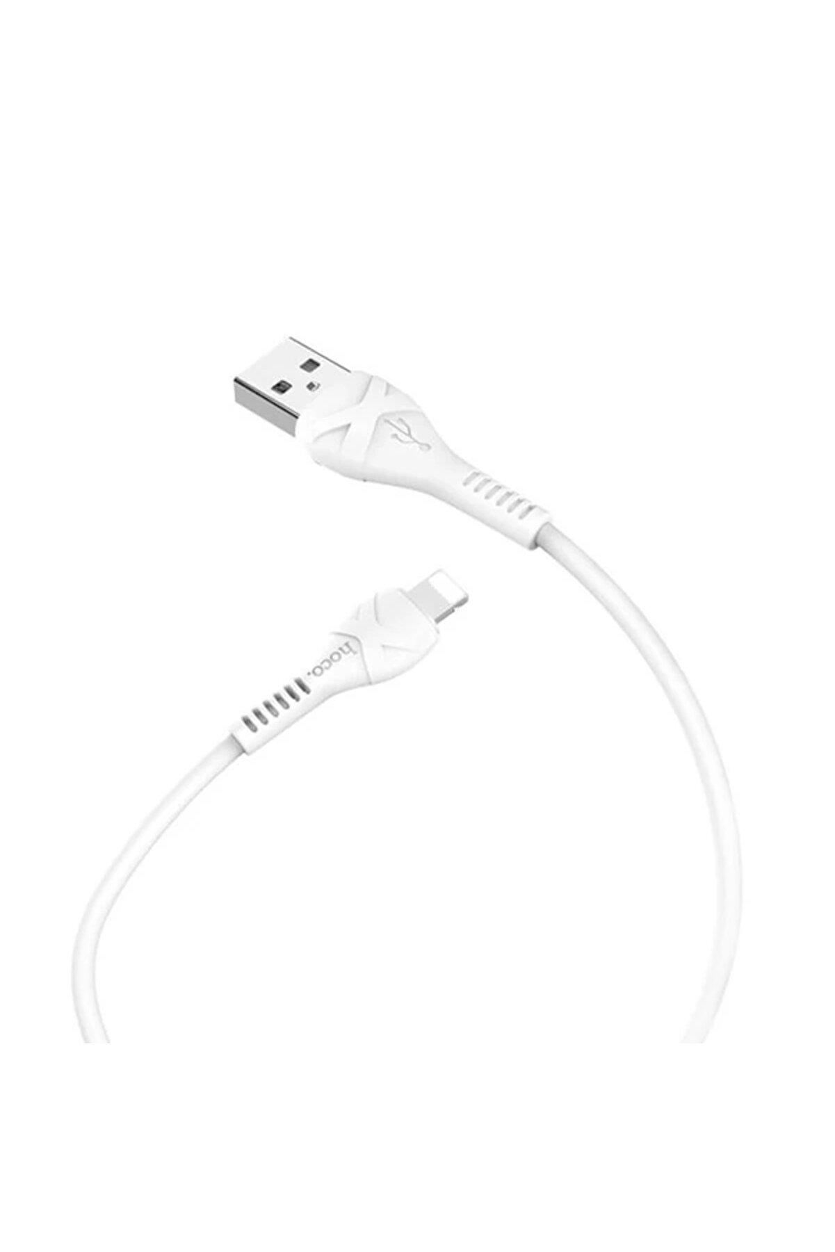 Hoco X37 İphone 14-13-12-11 Li̇ghtni̇ng Şarj Ve Data Kablosu 1M 2.4A-(1903) - Dropx2918-2471