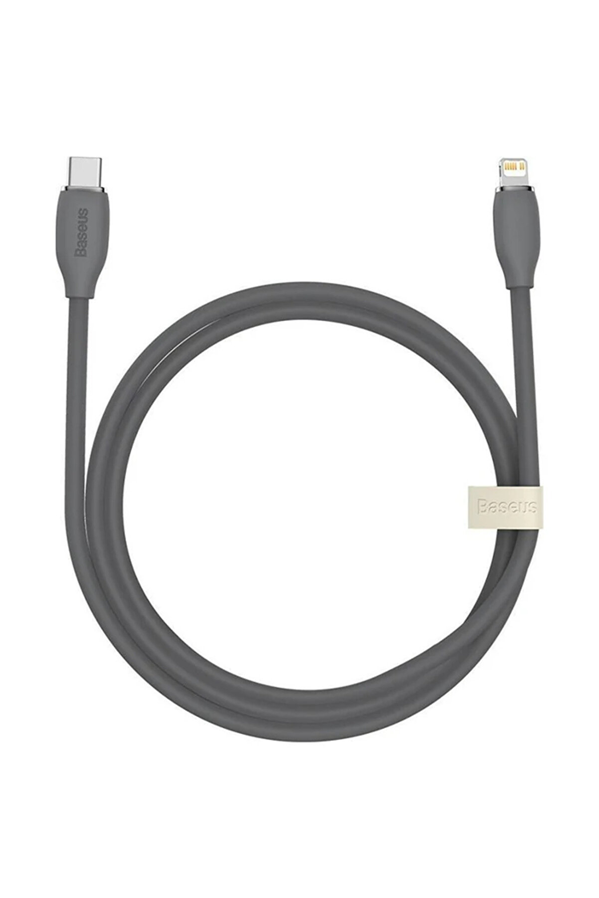 CepteToptan Jelly Liquid Silica Gel 20W Type-C to iPhone Lightning Hızlı Şarj ve Data Kab - DROPX1171-3607