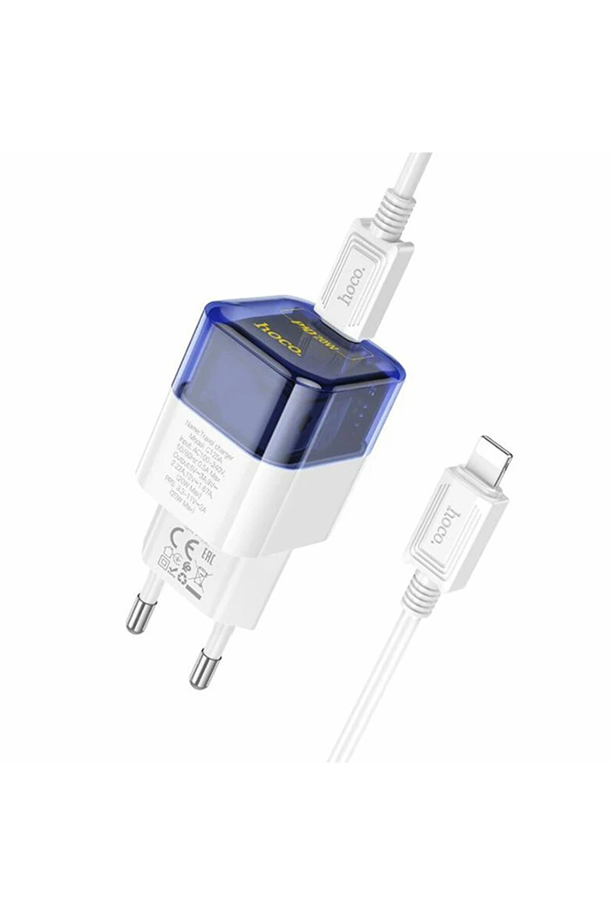 Hoco C131A Plati̇num Pd30W+Qc3.0 Gi̇ri̇şli̇ Hızlı Şarj Başlığı Ve Type-C To - Neo3168-3649