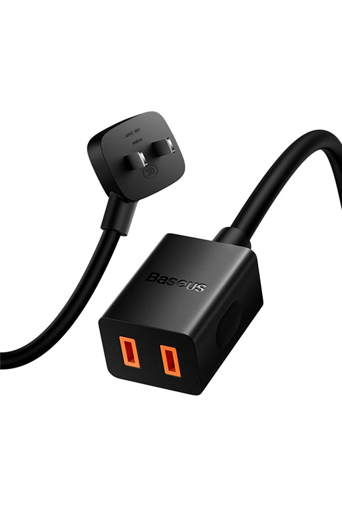 gizmurstore Power Mini Power Strip 1AC 10 m Güç Kablosu /EU + UK Fiş Adaptörleri Dahil-(5775 - GMS7546-6321