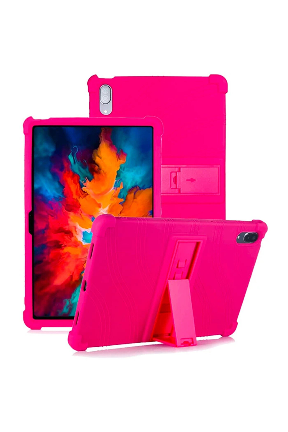 Ally Tab P11 Pro Tb-J706 Standlı Si̇li̇kon Kılıf Tablet Kılıfı-(1903) - Mnka3873-2333