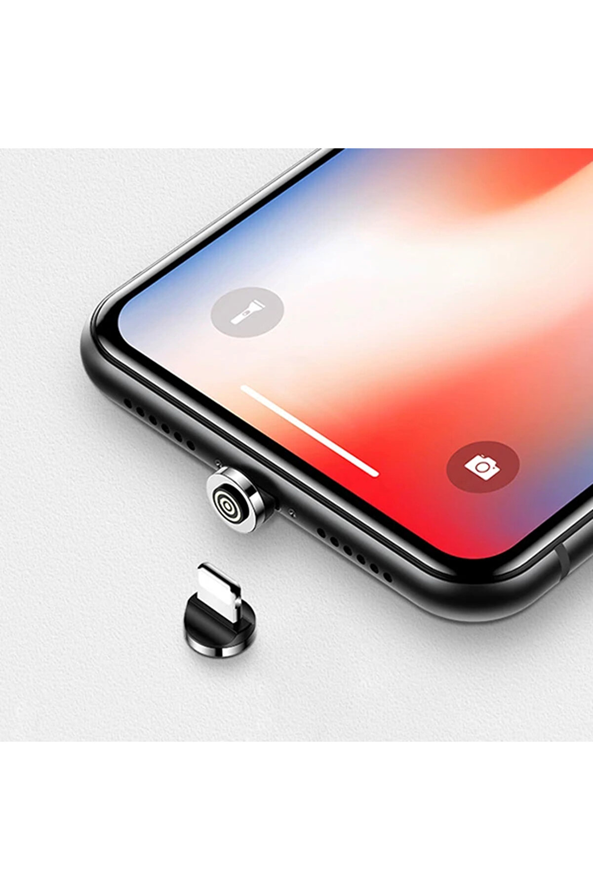 Usams Mıknatıslı Başlık İphone 14-13-12-11 Usb Şarj Kablosu-(5775) - Gms7806-7355