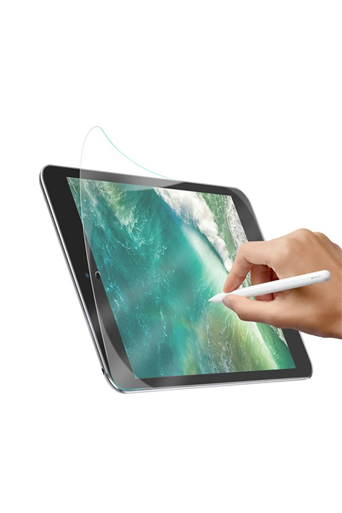 İpad Pro/Ai̇r 310.5 İnch Paper Li̇ke Fi̇lm Darbe Emi̇ci̇ Pet Ekran Koruyucu-(5775) - Gms7789-5409
