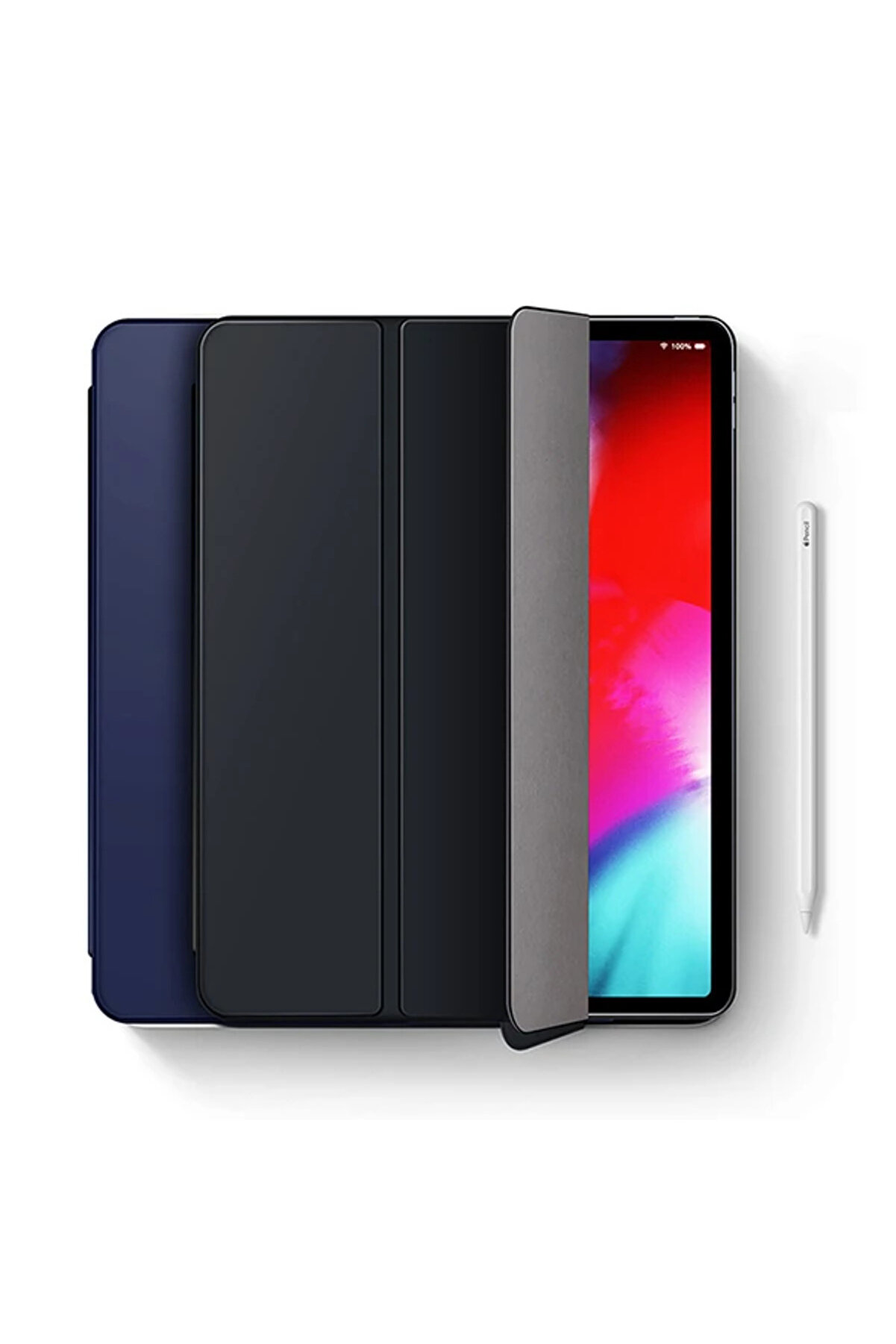 Si̇mpli̇sm Y-Type İpad Pro 11 İnch Pu Deri̇ Manyeti̇k Kapak Kılıf-(5775) - Gms3889-8888