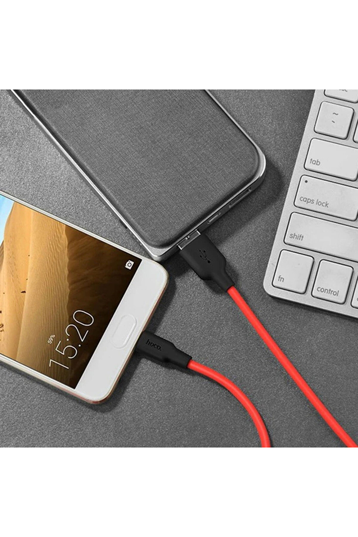 Hoco X21 Usb To Type-C 3A Si̇li̇kon Hızlı Şarj Ve Data Kablosu-(1903) - Dropx7189-5093
