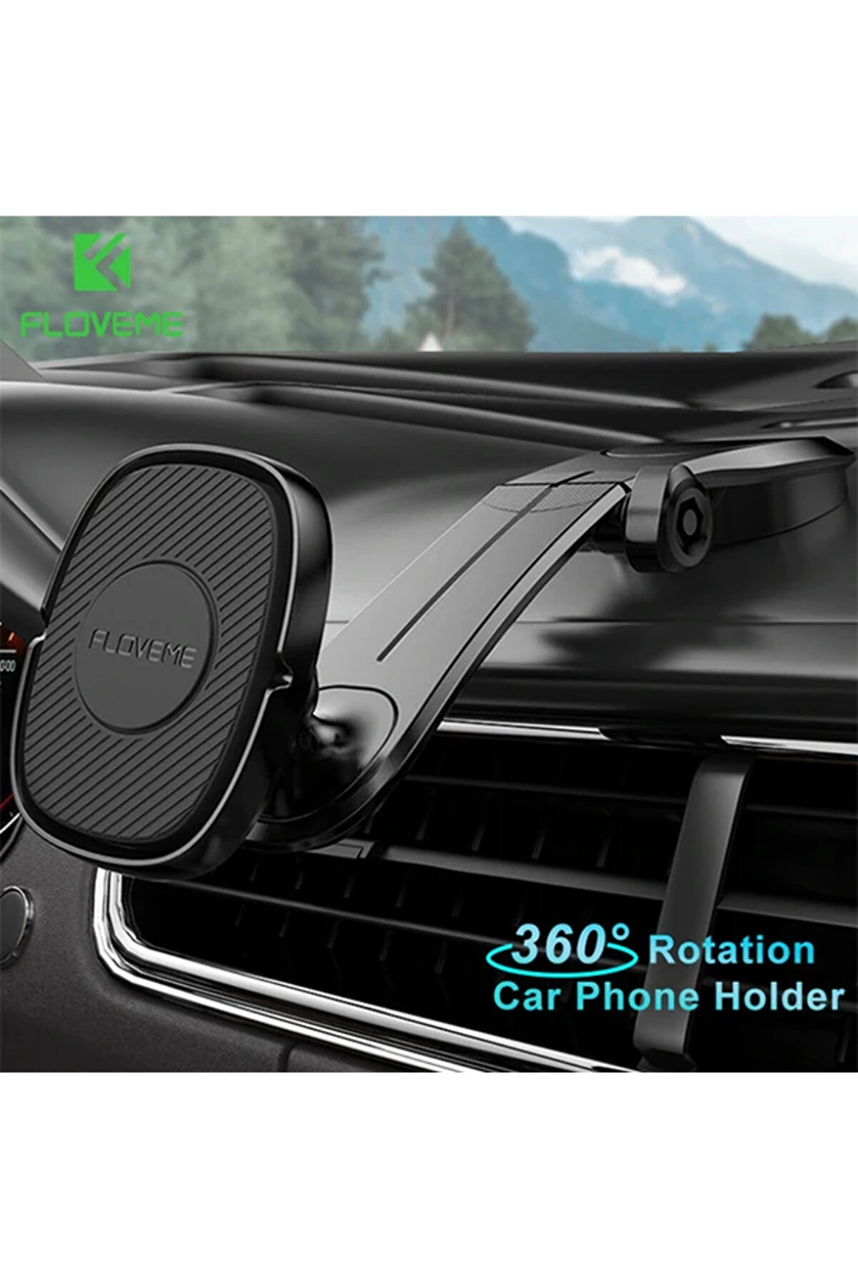 Floveme Manyeti̇k Dashboard Mıkantıslı Araç Telefon Tutucu-(1903) - Dropx6561-7604