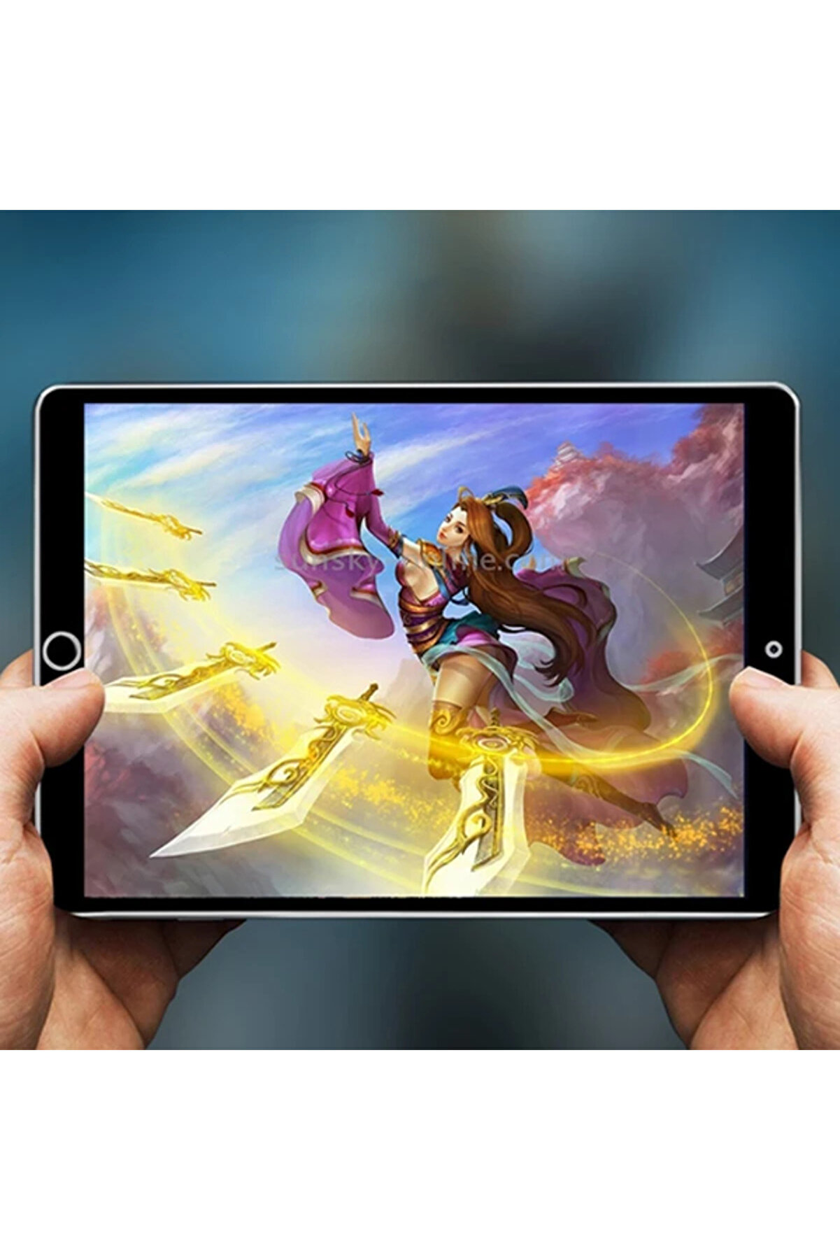 Gor Apple İpad Pro-Ai̇r 310.5 Darbe Emi̇ci̇ Ekran Koruyucu-(1903) - Dropx9113-2734