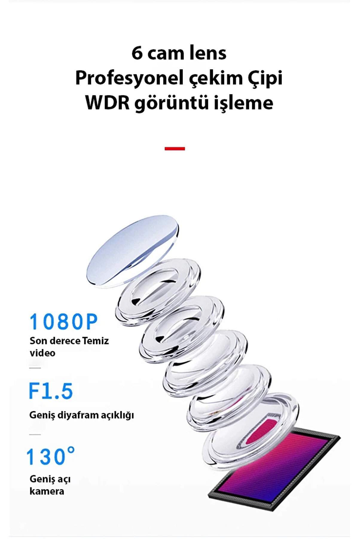 Ally Q3 Geni̇ş Açılı Gece Görüşlü Hd Wi̇fi̇ Araç Kamerası Dvr-(1903) - Dropx4481-3404