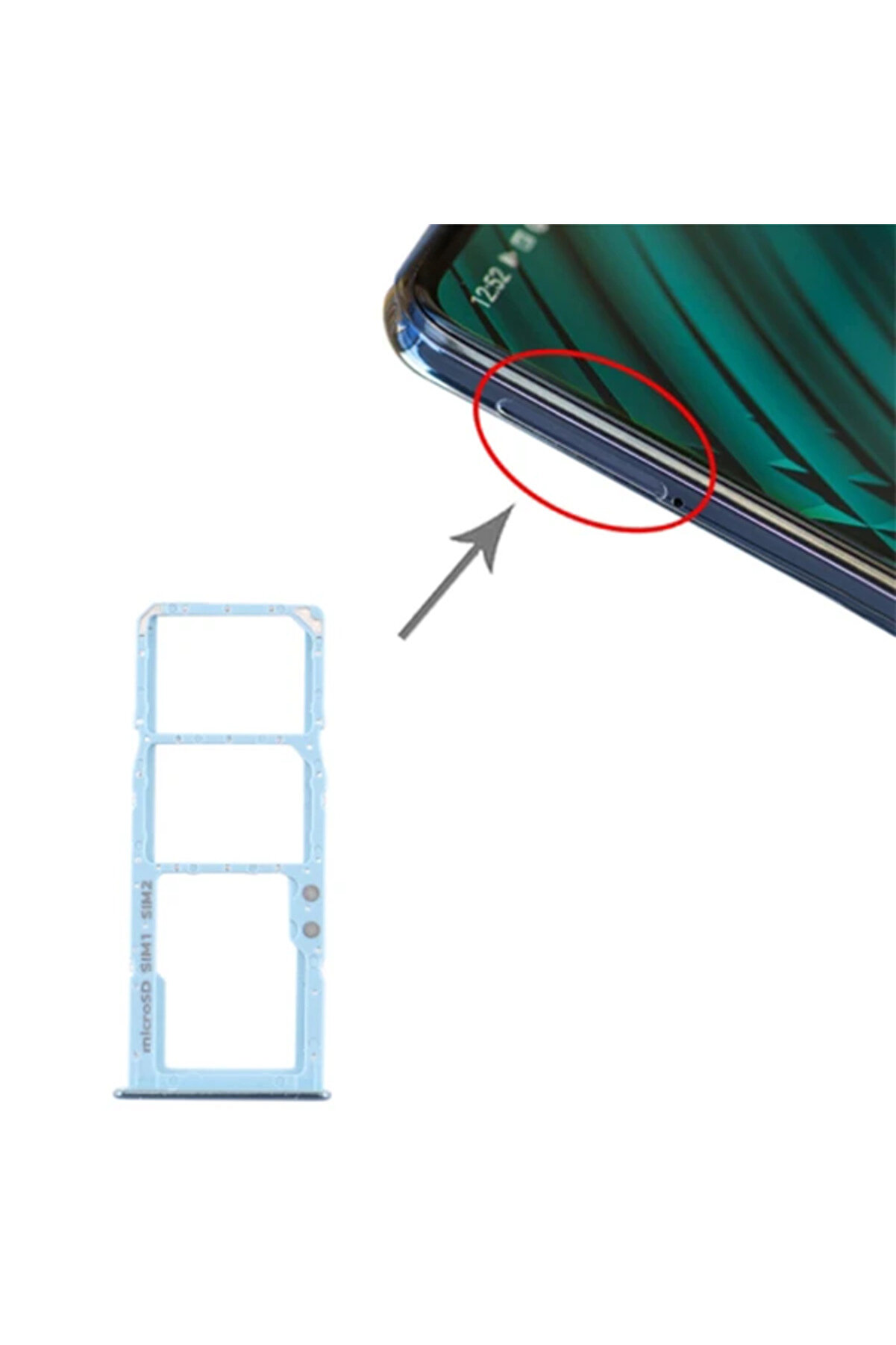 Samsung Galaxy A51 Sm-A51 Si̇m Hafıza Kart Kapağı Tutucu-(5775) - Gms8013-6140