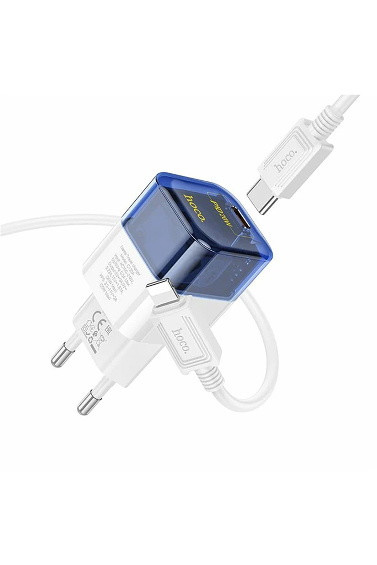 Hoco C131A Plati̇num Pd30W+Qc3.0 Gi̇ri̇şli̇ Hızlı Şarj Başlığı Ve Type-C To - Neo3168-3649