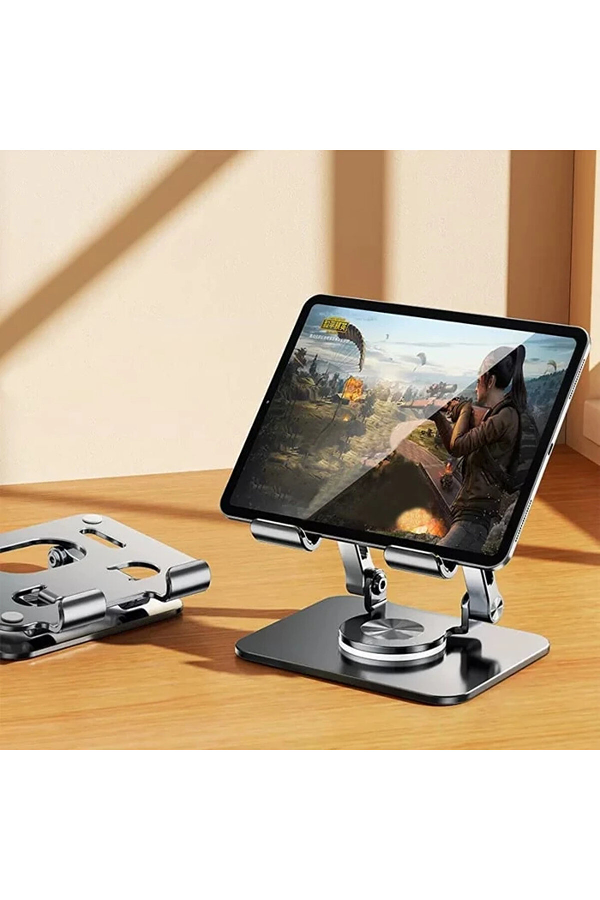 Ally H07 Katalanabi̇li̇r Alümi̇nyum Tablet Ve Telefon Tutucu Standı-(5775) - Gms1102-6557