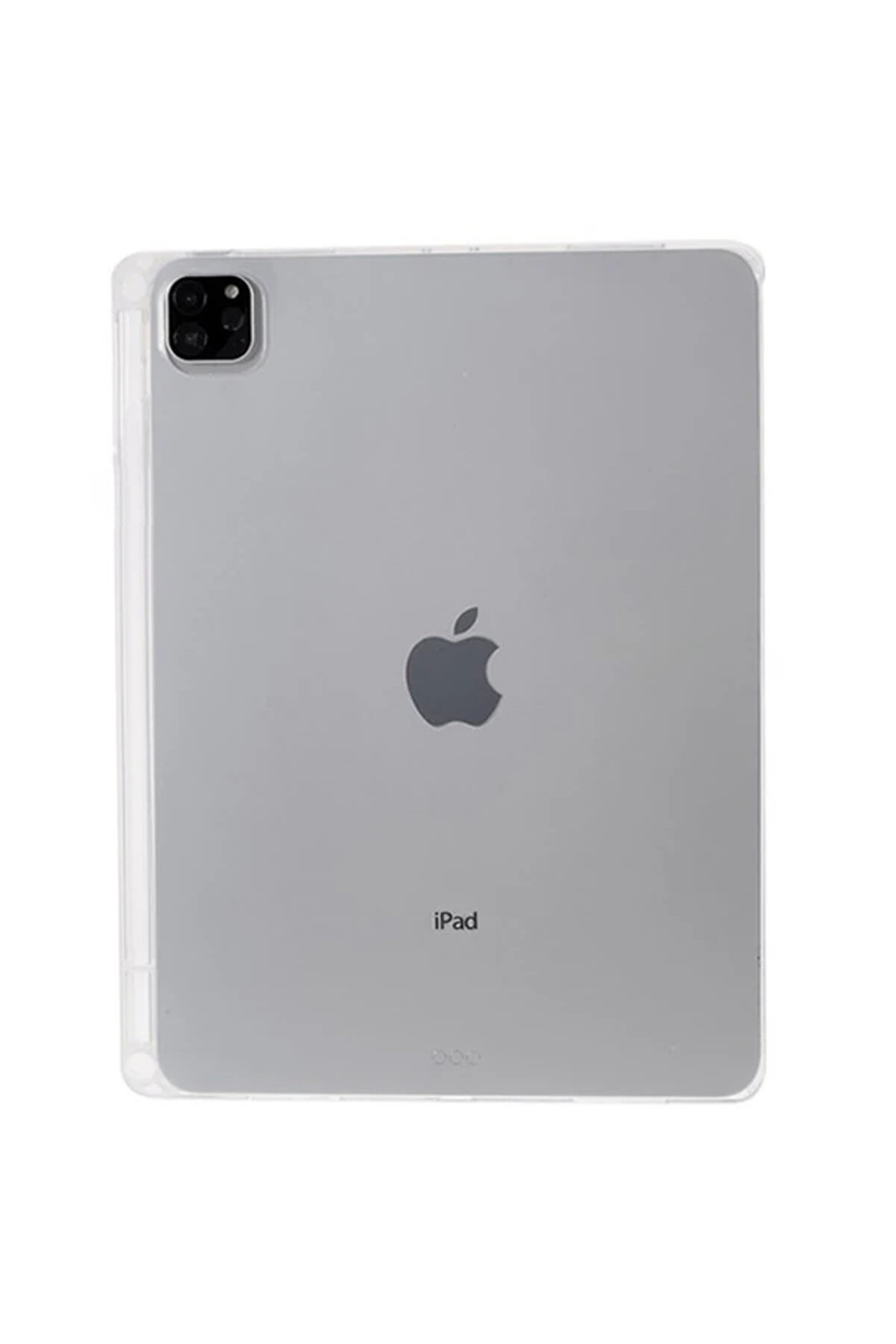 Ally İpad Pro 12.9-İnch (2021)-(2020)-(2018) Kalem Yerli̇ Şeffaf Si̇li̇kon Kılıf-(57 - Gms7365-4612